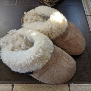 Old Friend Sheepskin Sherpa Lined Moccasins sz 5/6
